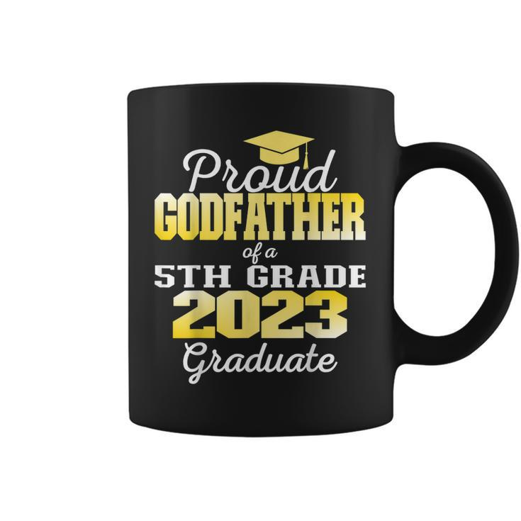 Proud Godfather Of 5Th Grade Graduate 2023 Family Graduation Coffee Mug