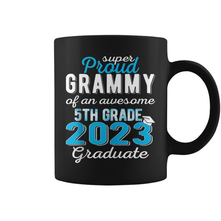 Proud Grammy Of 5Th Grade Graduate 2023 Family Graduation Coffee Mug