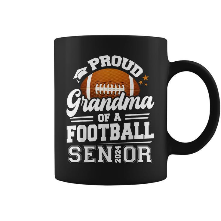 Proud Grandma Of A Football Senior 2024 Graduate Coffee Mug