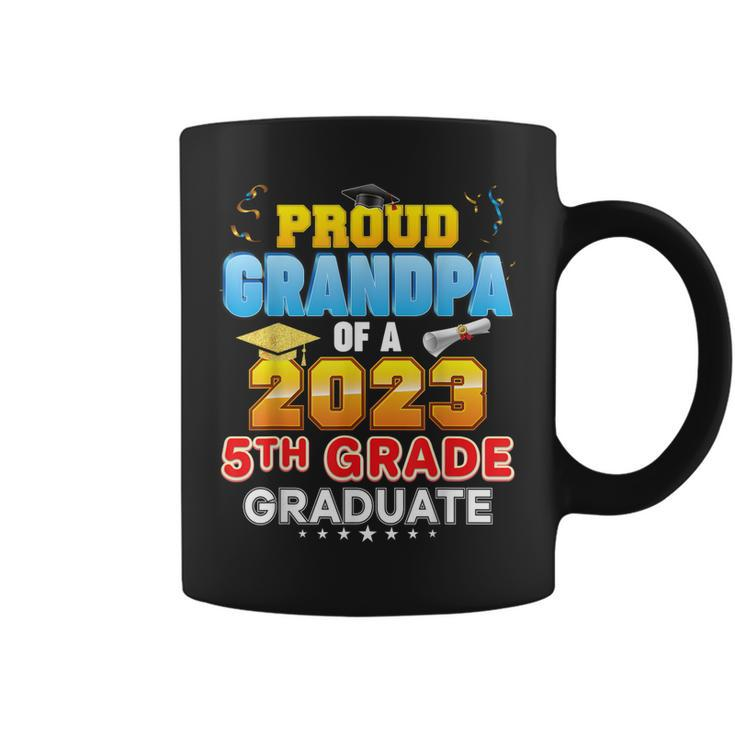 Proud Grandpa Of A Class 2023 5Th Grade Graduate Last Day Coffee Mug