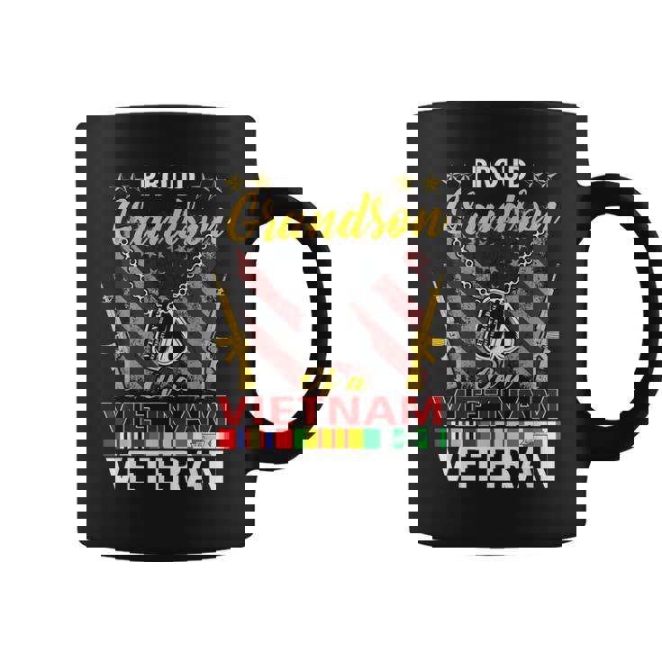 Proud Grandson Of A Vietnam Veteran| Proud Vietnam Veterans  Coffee Mug