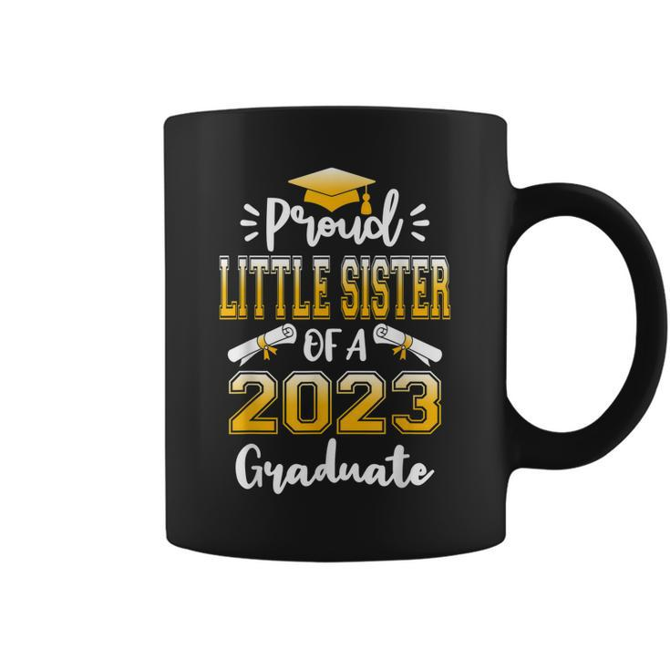 Proud Little Sister Of A Class Of 2023 Graduate Senior Coffee Mug