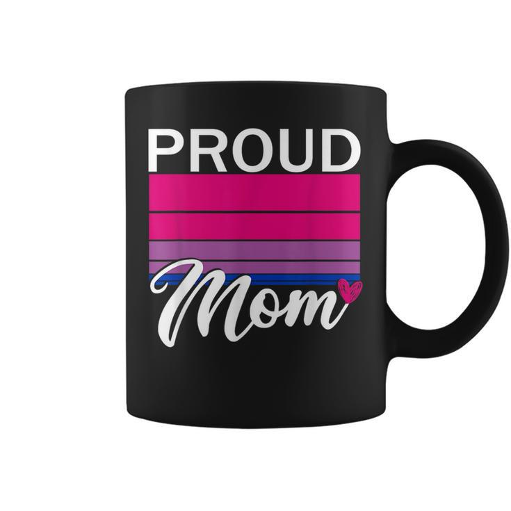 Proud Mom Bisexual Son Daughter Clothes Bisexuality Bi Pride  Coffee Mug