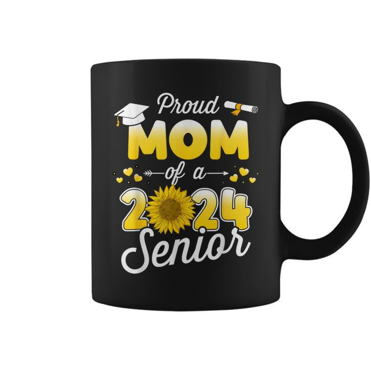 Proud Mom Of A Class Of 2024 Graduate Senior Graduation Coffee Mug