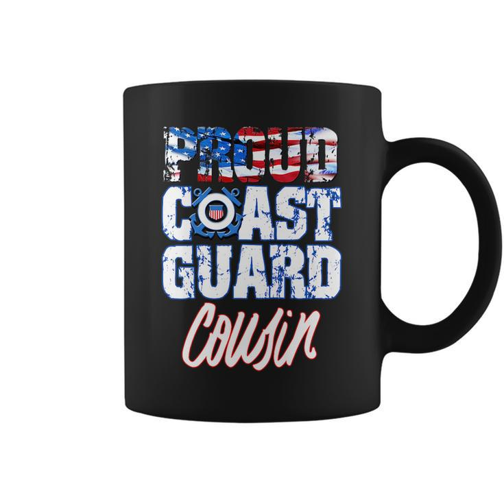 Proud Patriotic Usa Coast Guard Cousin Usa Flag Men Women Patriotic Funny Gifts Coffee Mug