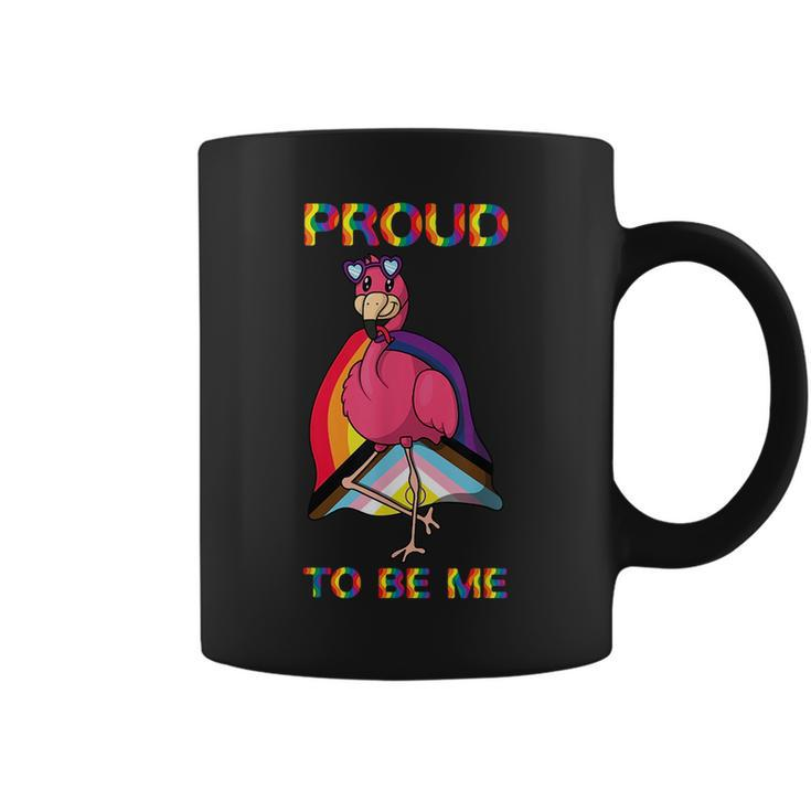Proud To Be Me Queer Flamingo Gay Flamingo Lgbtqueer Coffee Mug