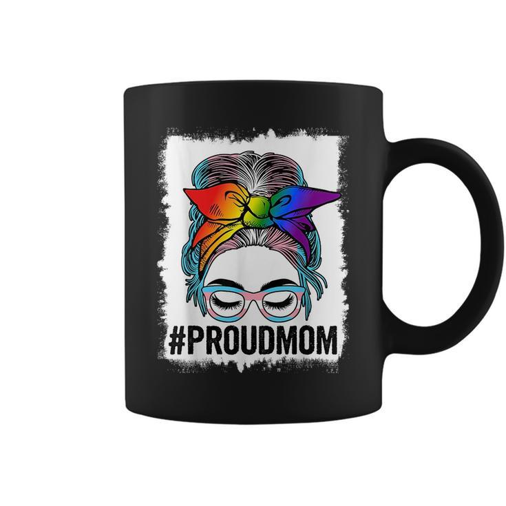 Proud Transgender Mom Transsexual Trans Pride Flag Lgbt  Coffee Mug