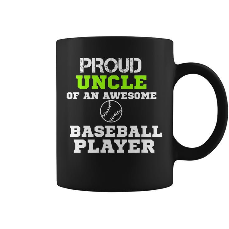 Proud Uncle Of An Awesome Baseball Player Fathers Day  Coffee Mug