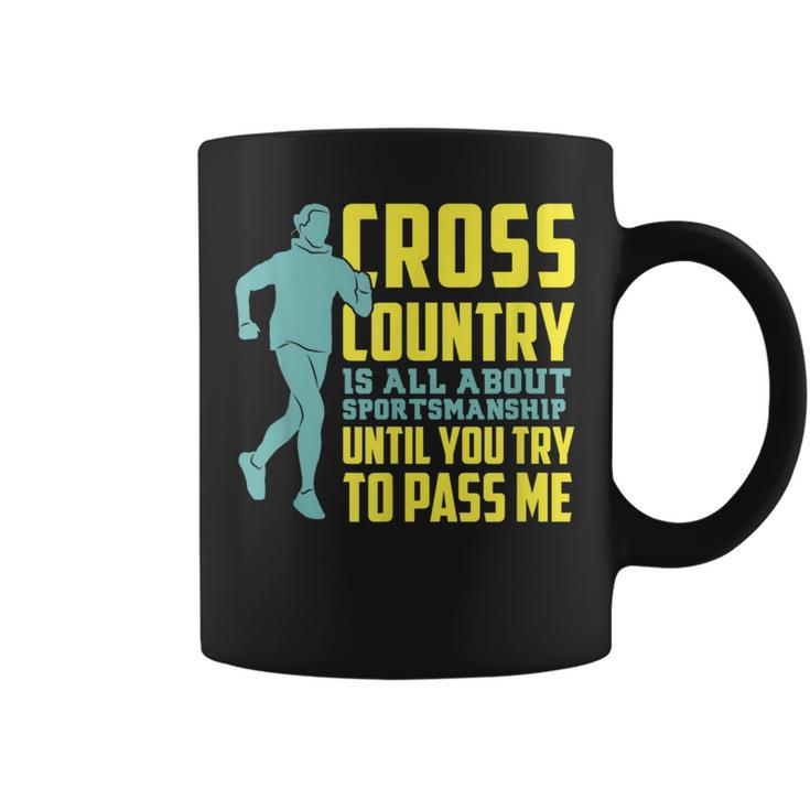 Provoking Cross Country Running Motivational Pun  Coffee Mug