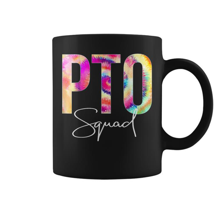 Pto Squad Tie Dye Back To School Appreciation Coffee Mug