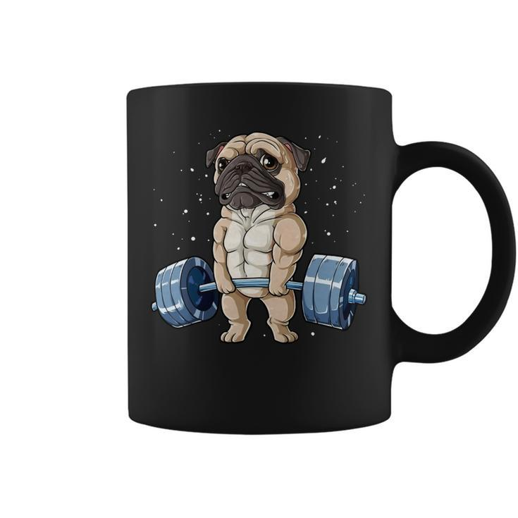Pug Weightlifting - Mens Standard  Coffee Mug