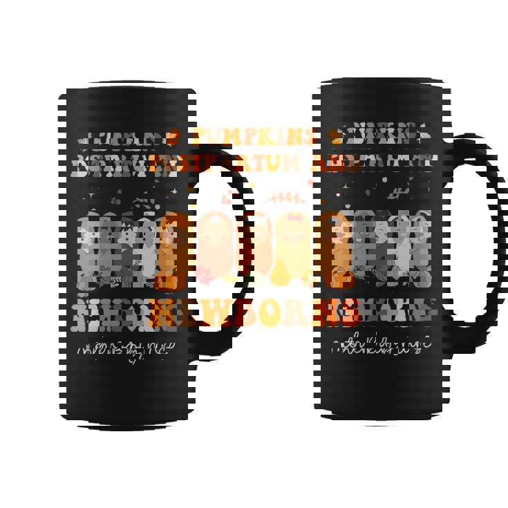 Pumpkin Postpartum & Newborns Mother Baby Nurse Thanksgiving Coffee Mug