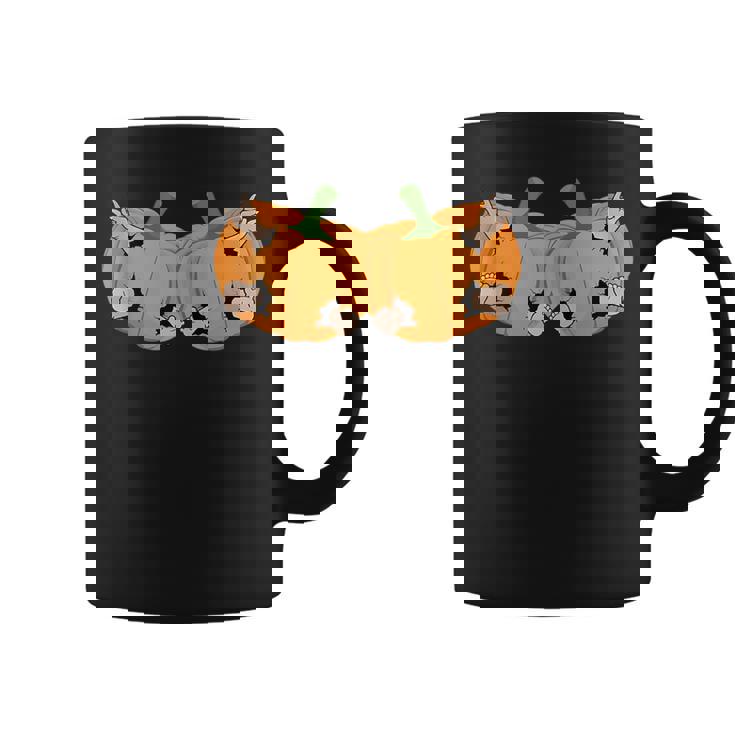 Pumpkin Twins Thanksgiving Twins Pregnancy Thanksgiving Coffee Mug