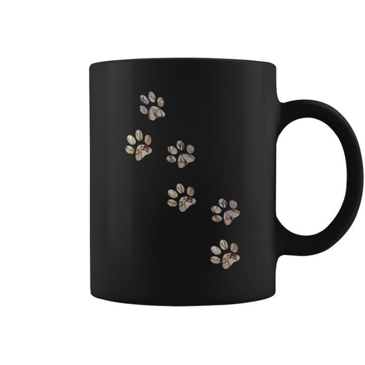 Puppy Paw Print Pet Lover Dog Lovers Animal Rescue Rights Coffee Mug