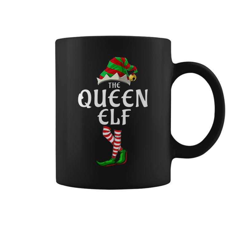 The Queen Elf Matching Family Christmas Party Pajama Coffee Mug