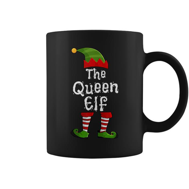 The Queen Elf Matching Family Group Christmas Party Pajama Coffee Mug