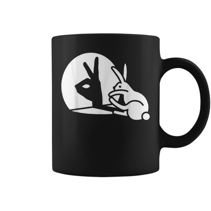 Rabbit Hand Shadow Puppets  Coffee Mug