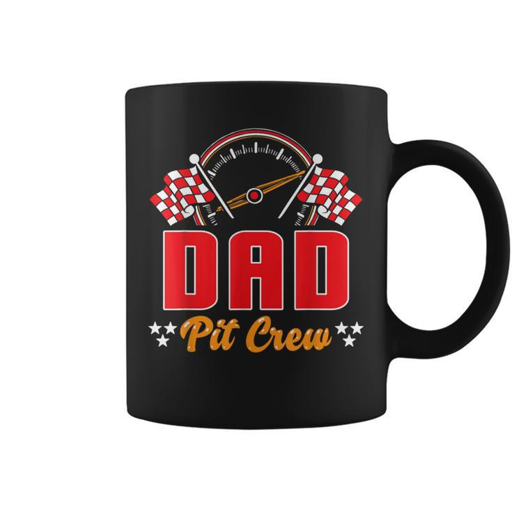 Race Car Birthday Party Matching Family Dad Pit Crew Coffee Mug