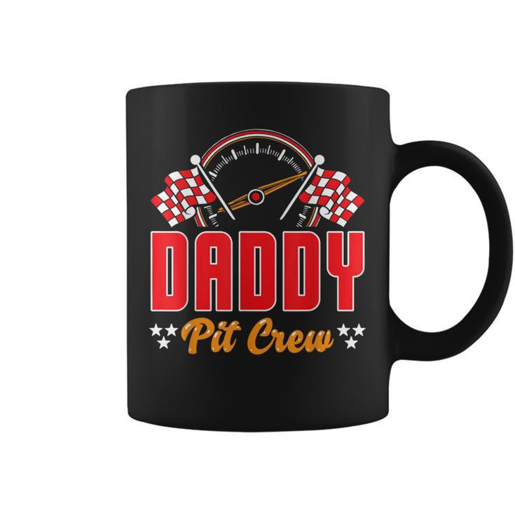 Race Car Birthday Party Matching Family Daddy Pit Crew Coffee Mug
