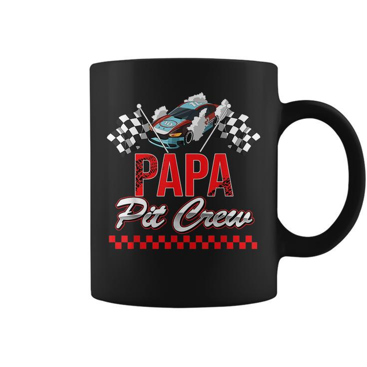 Race Car Birthday Party Racing Family Papa Pit Crew Racing Funny Gifts Coffee Mug