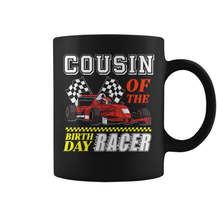 Race Car Party Cousin Of The Birthday Racer Racing Family Coffee Mug