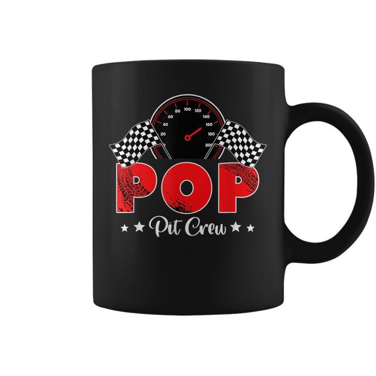 Race Car Racing Family Pop Pit Crew Birthday Party Gift Racing Funny Gifts Coffee Mug