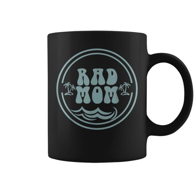 Rad Mom Surf Matching Birthday The Big One 1St Birthday Coffee Mug