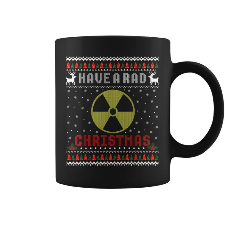 Radiologist Have A Rad Christmas Radiology Ugly Sweater Coffee Mug