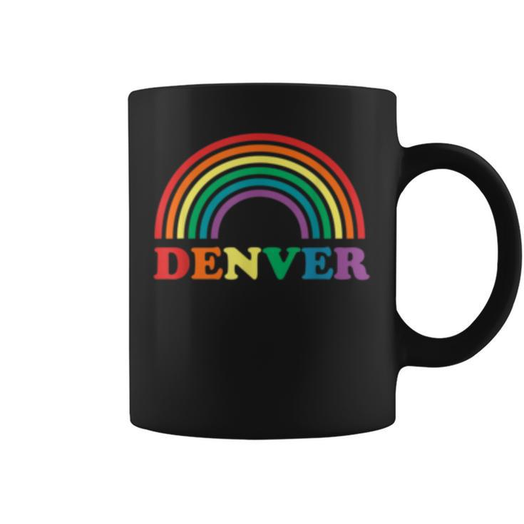 Rainbow Pride  Gay Lgbt Denver Colorado Co  Coffee Mug