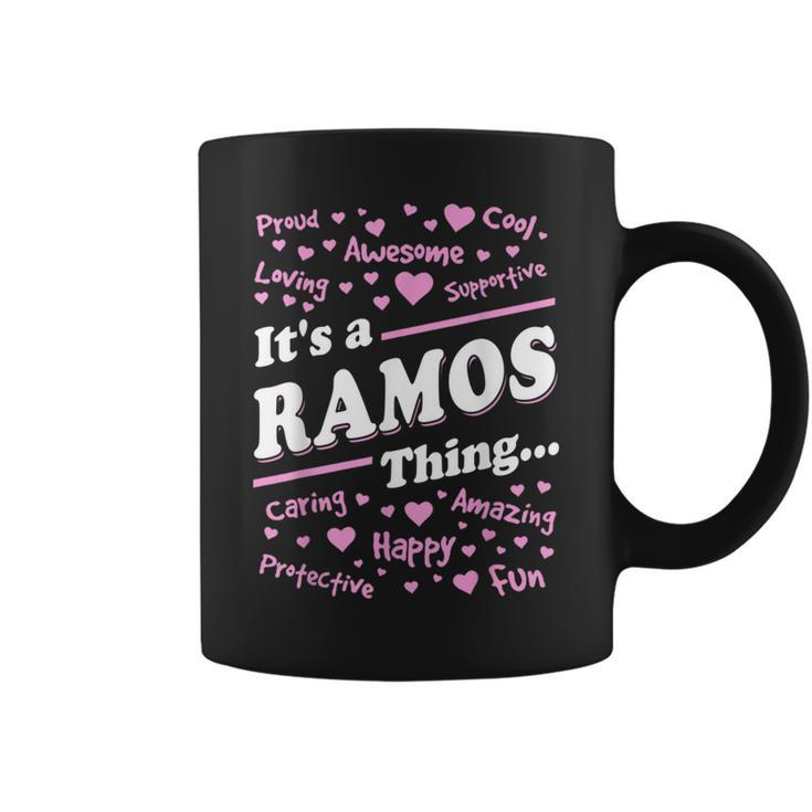 Ramos Surname Last Name Family Its A Ramos Thing Funny Last Name Designs Funny Gifts Coffee Mug