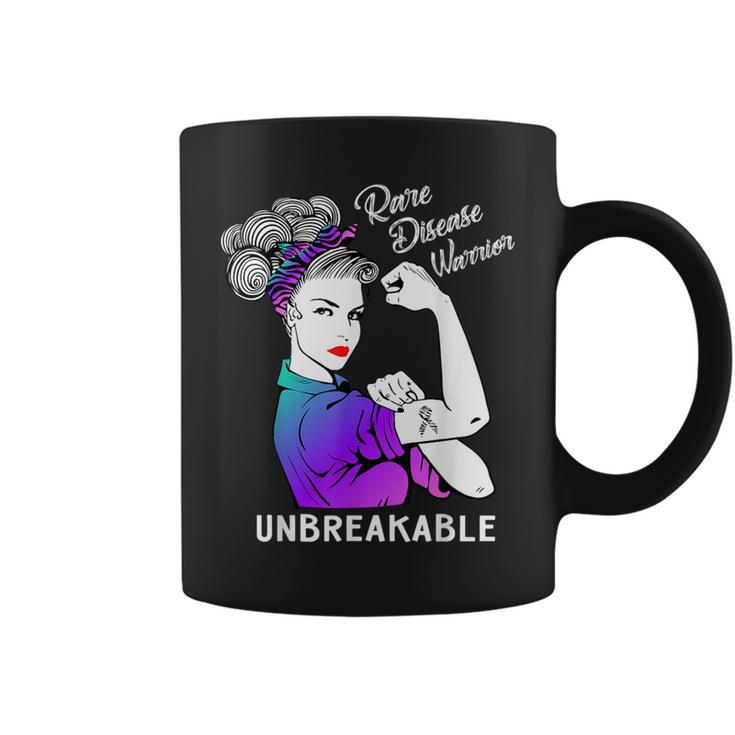 Rare Disease Warrior Unbreakable Awareness Coffee Mug
