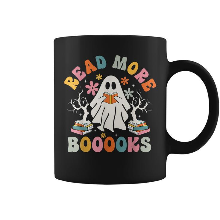 Read More Books Halloween Groovy Boo Read Books Ghost Nerd Coffee Mug