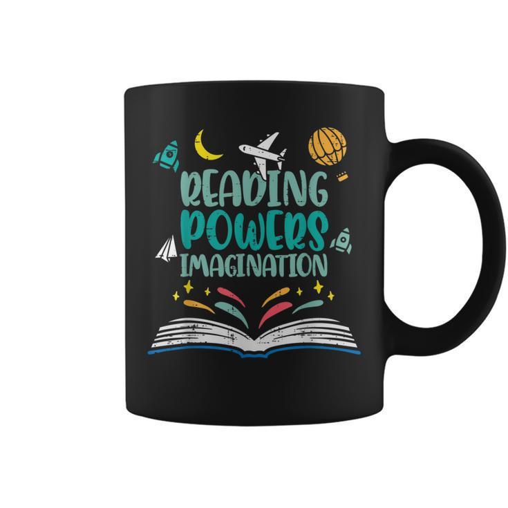 Reading Powers Imagination Cute Teacher Librarian Book Lover Gifts For Teacher Funny Gifts Coffee Mug
