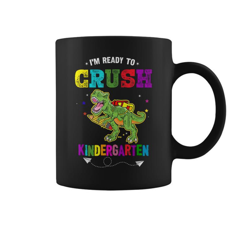 Im Ready To Crush Kindergarten Trex Dinosaur Back To School  Kindergarten Gifts Coffee Mug