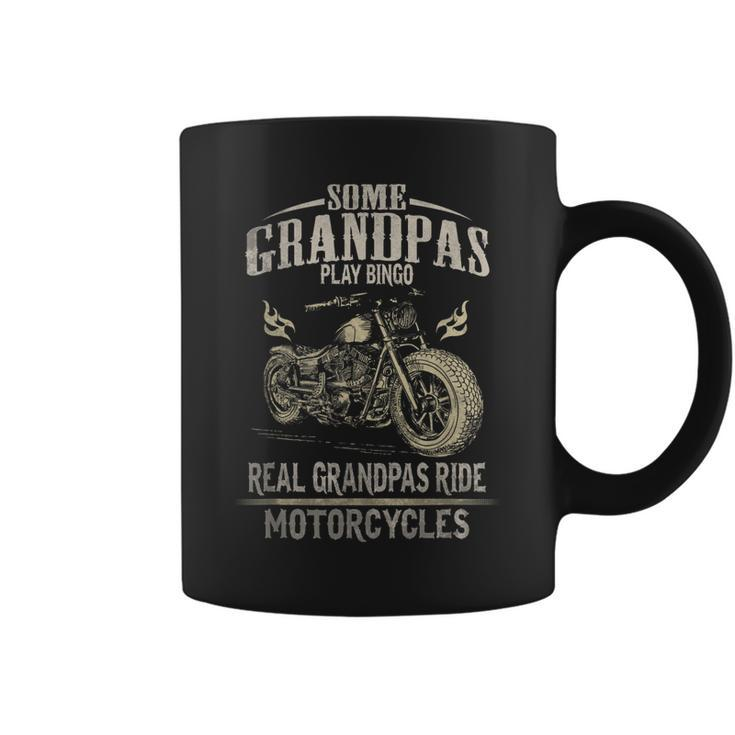 Real Grandpas Ride Motorcycle  Biker Grandpa  Gift For Mens Coffee Mug