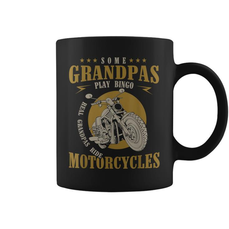 Real Grandpas Ride Motorcycles Funny Grandpa Gift Biker Coffee Mug