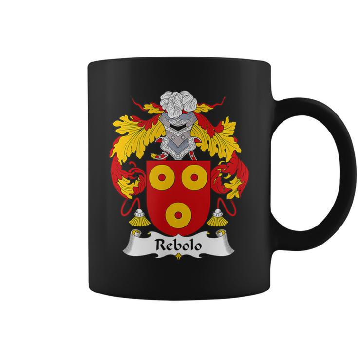 Rebolo Coat Of Arms Family Crest Coffee Mug