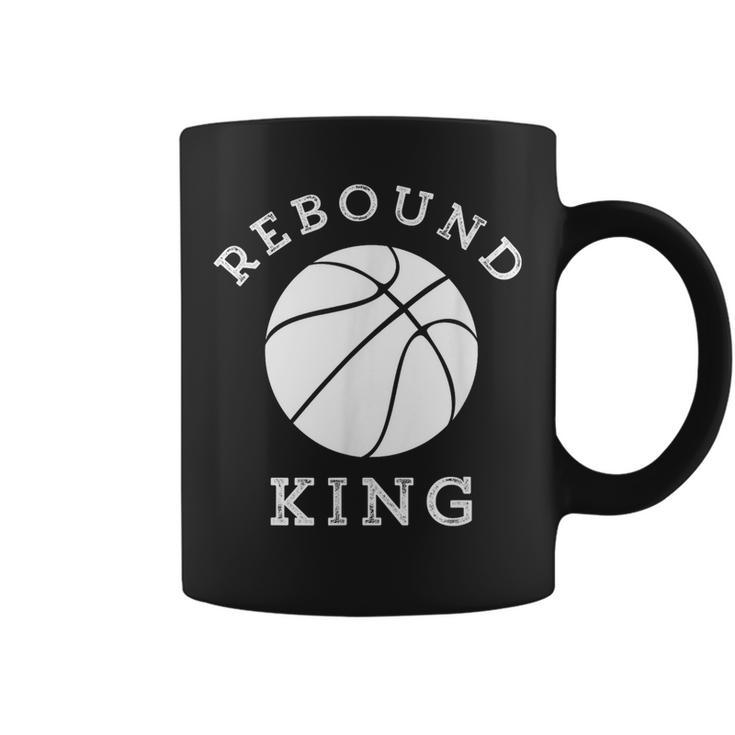 Rebound King Motivational Basketball Team Player  Coffee Mug