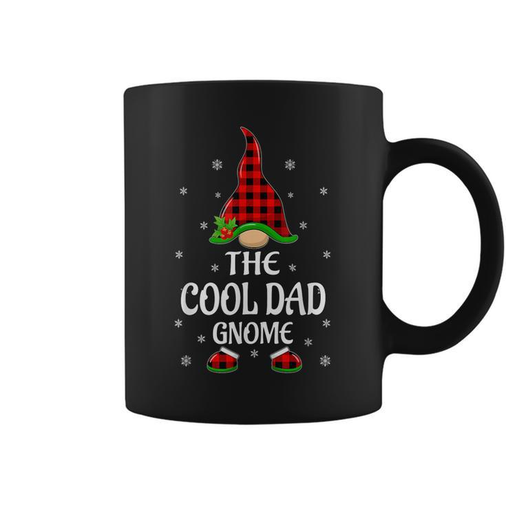 Red Buffalo Plaid Matching The Cool Dad Gnome Christmas  Coffee Mug
