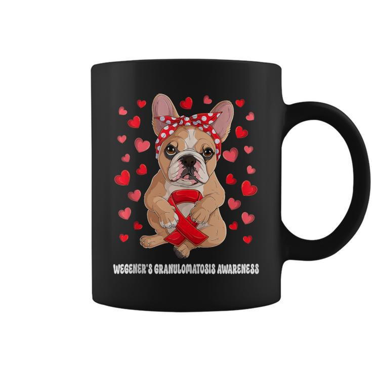 Red Ribbon Survivor Wegener's Granulomatosis Awareness Coffee Mug