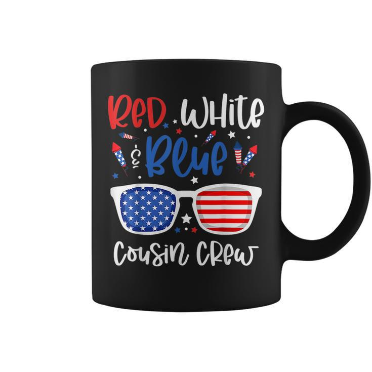 Red White & Blue Cousin Crew 4Th Of July Kids Usa Sunglasses Coffee Mug