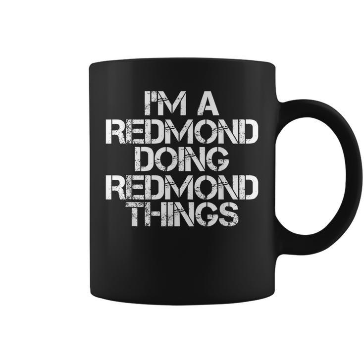Redmond Funny Surname Family Tree Birthday Reunion Gift Idea Coffee Mug