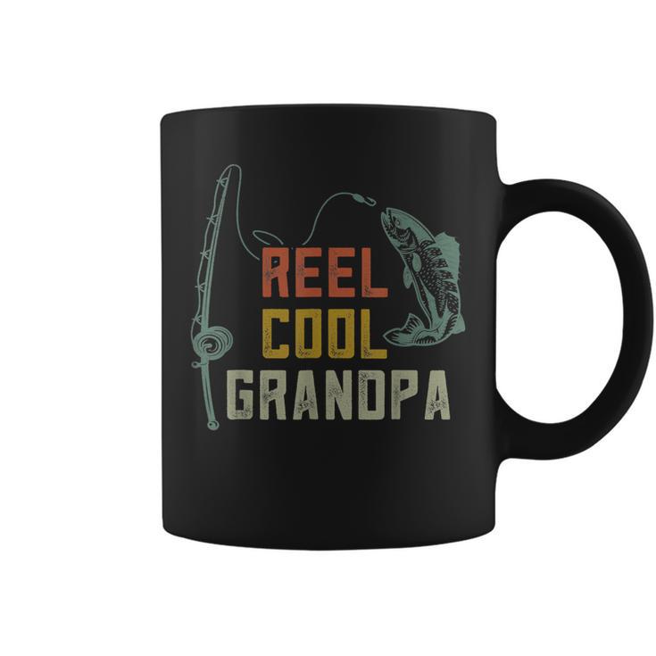 Reel Cool Papaw Fisherman Fathers Day Funny Fishing Coffee Mug