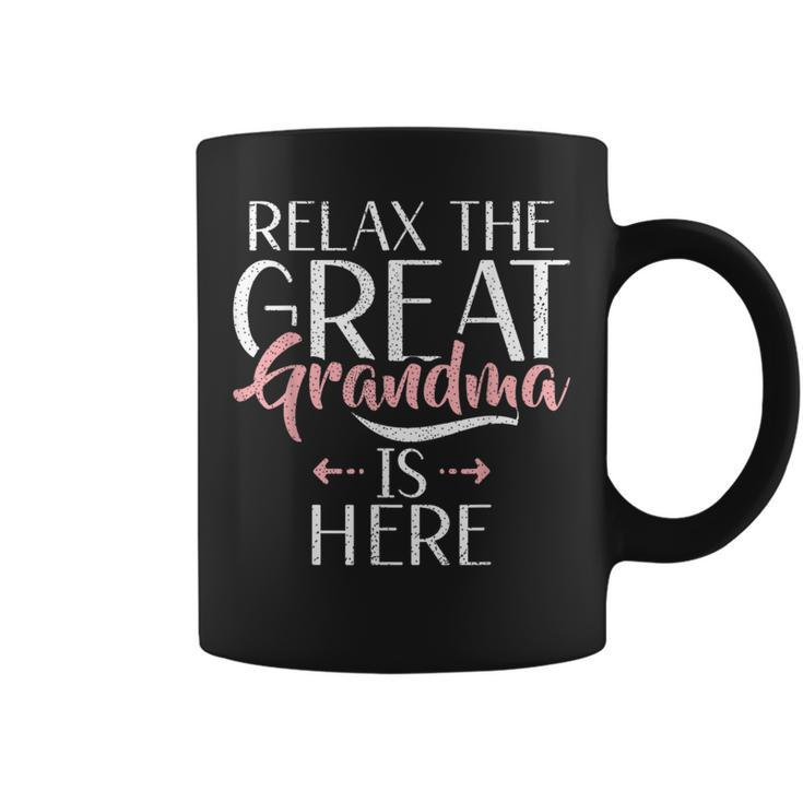 Relax The Great Grandma Is Here Great Grandma Coffee Mug