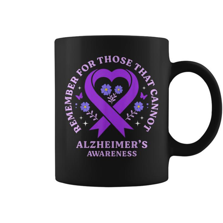 Remember For Those That Cannot Alzheimer's Awareness Ribbon Coffee Mug