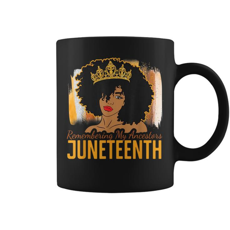 Remembering My Ancestors Junenth 1865 African American  Coffee Mug