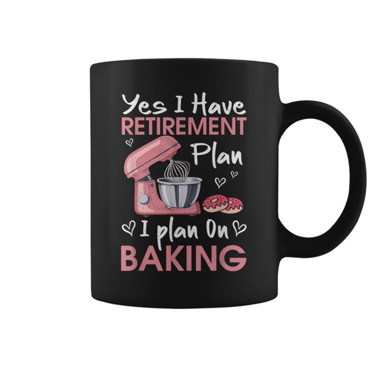 Retired Baker Baking Retirement Retiree Baking Saying Coffee Mug