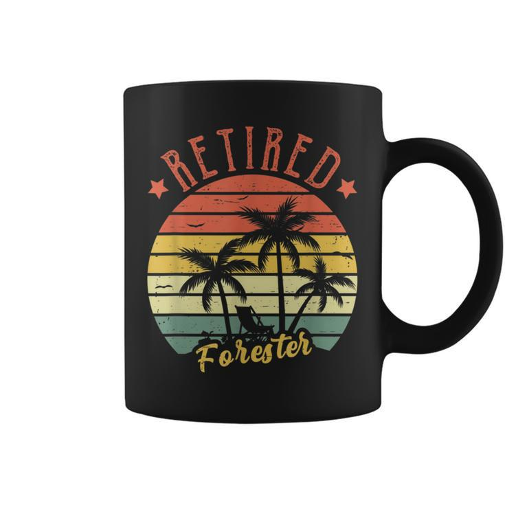 Retired Forester Retro Vintage For Dad Coffee Mug