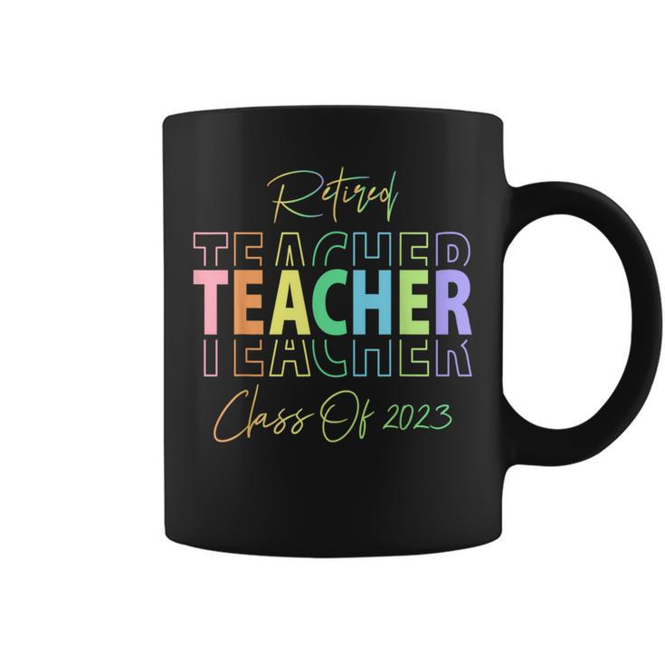 Retired Teacher Class Of 2023 Retirement Men Women Coffee Mug
