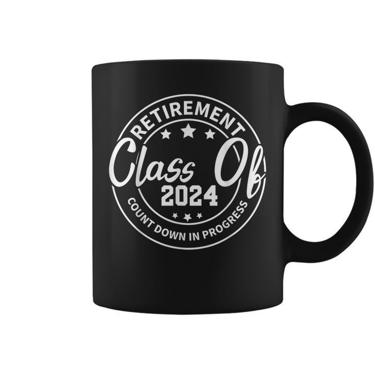 Retirement Class Of 2024 Count Down Progress Retired Teacher Coffee Mug